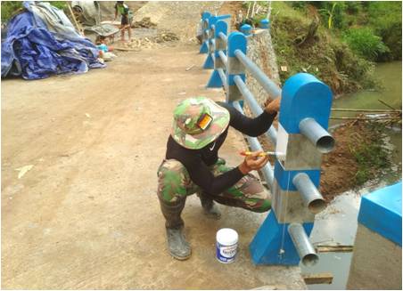 Sasaran Fisik TMMD ke 113 Kodim Ponorogo Hampir Tuntas, Berikut Capaiannya