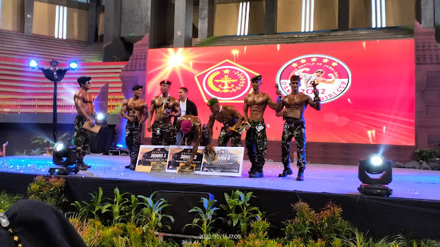 Anggota Kodim 0802/Ponorogo Raih Juara Dandim Kediri Cup 2022,Battle Muscle se Jawa – Bali