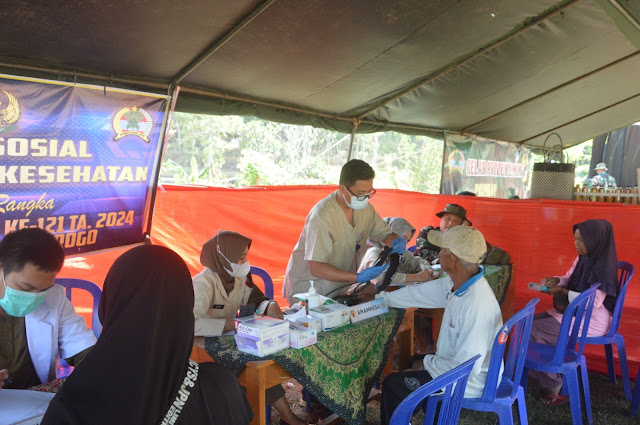 Bazar UMKM dan Pengobatan Gratis Warnai Penutupan TMMD 121 Selur