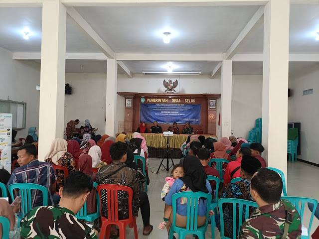 TMMD ke 121 Desa Selur Gelar Penyuluhan Informasi Kelembagaan UMKM Kepada Warga
