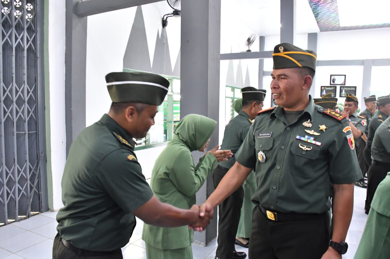 Dandim Ponorogo Pimpin Acara Laporan Korps Kenaikan Pangkat Bintara dan Tamtama Periode 1 April 2025