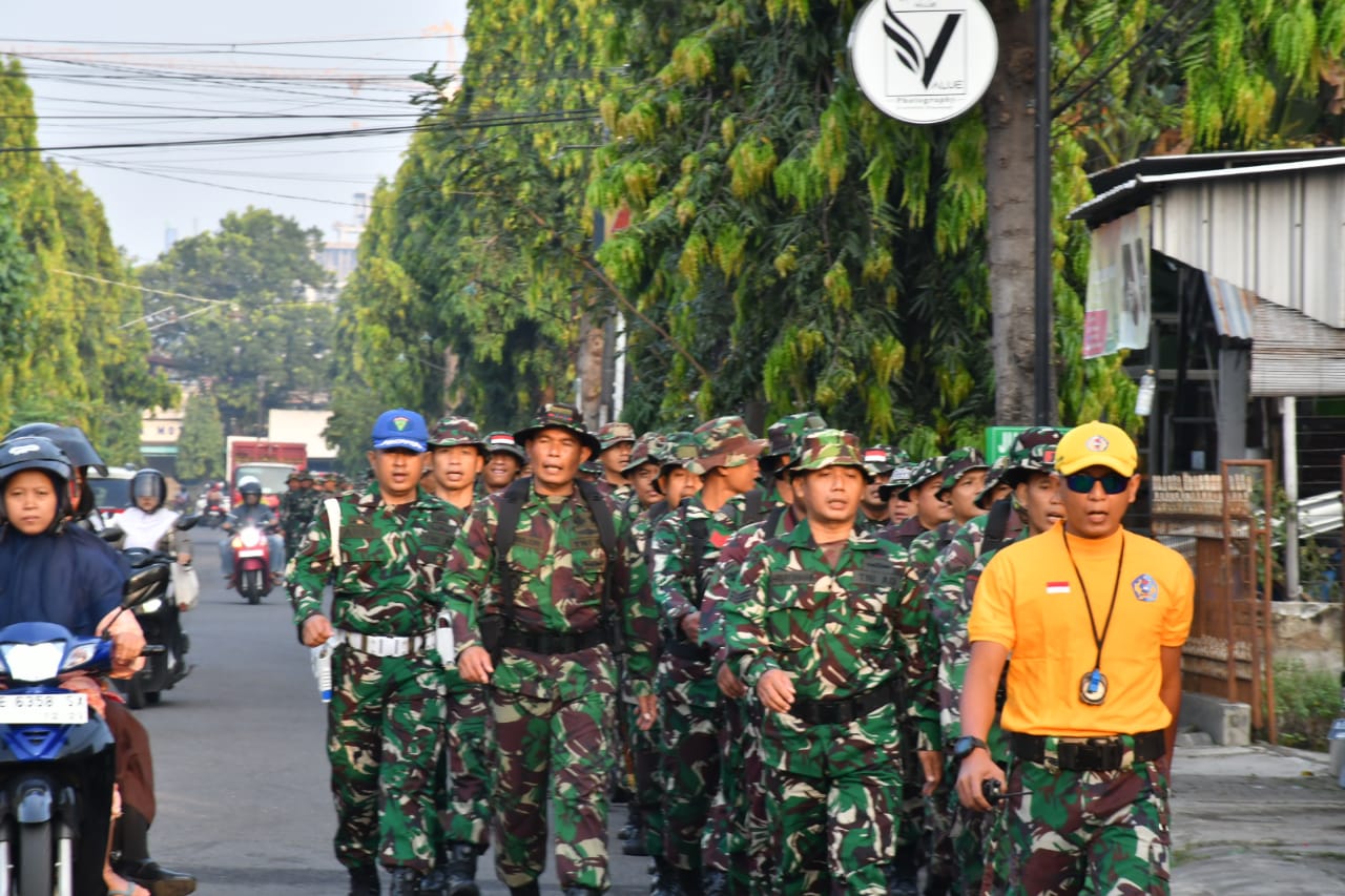 Semangat, Dandim Ponorogo Pimpin Anggota Ikuti Kegiatan PSJM Materi Han Mars