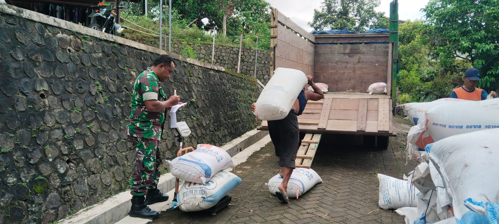 Pastikan Sesuai HPP, Anggota TNI Kodim Ponorogo Pendampingan Sergab Petani