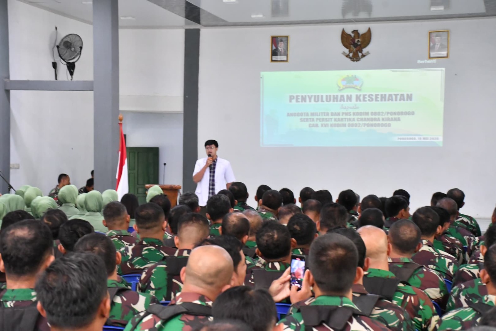 Anggota Kodim Ponorogo Ikuti Penyuluhan Kesehatan