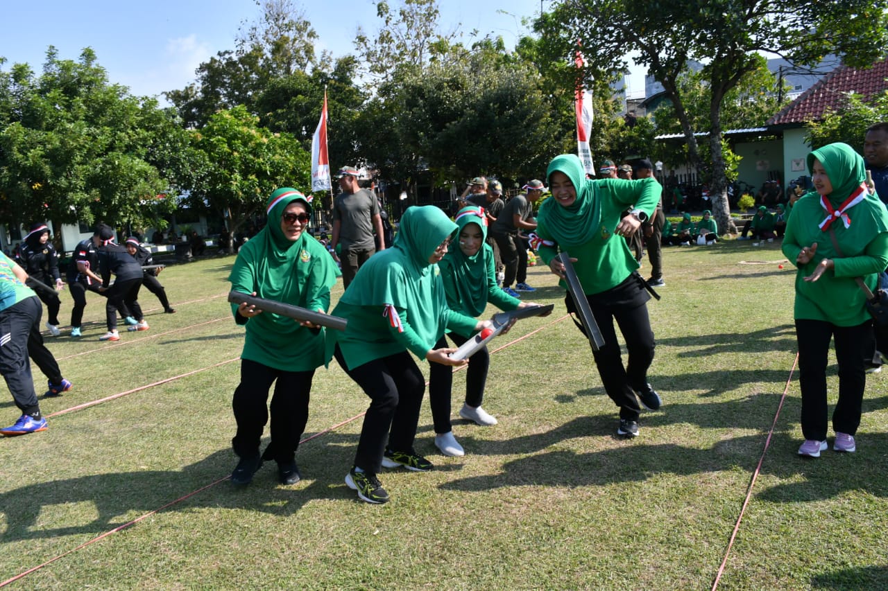 Ceria HUT ke 80 RI, Kodim Ponorogo Bersama Instansi Terkait Gelar Lomba Bersama