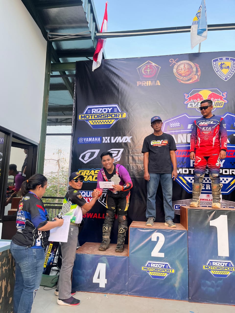 Anggota Kodim Ponorogo Juara 4 Lomba Motor Cross Piala Panglima TNI HUT ke 80 TNI Tahun 2025