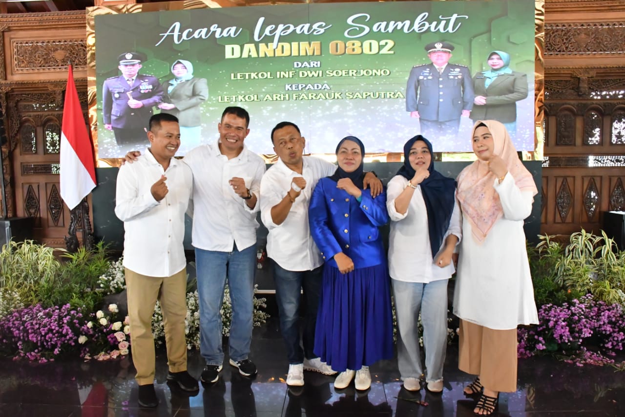 Bupati Ponorogo Pimpin Acara Lepas Sambut Pejabat Komandan Kodim Ponorogo