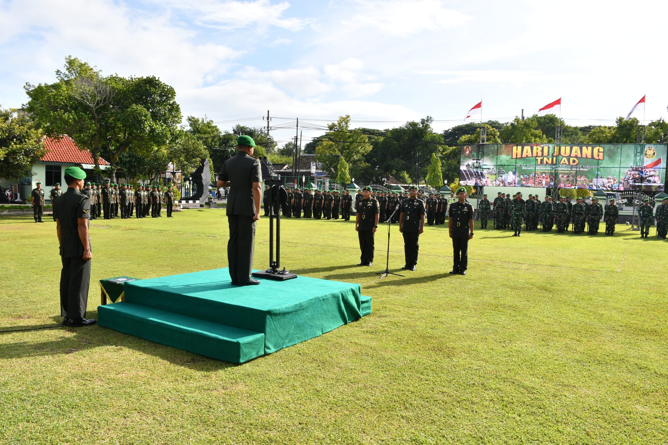 Kodim Ponorogo Gelar Upacara Hari Juang TNI AD ke 80 Tahun 2025