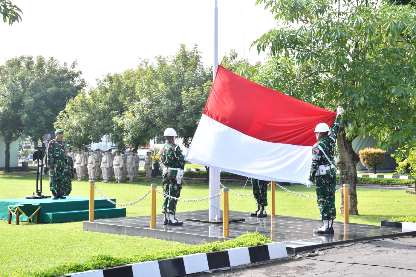 Kodim Ponorogo Menggelar Upacara Bendera 17 Maret 2026