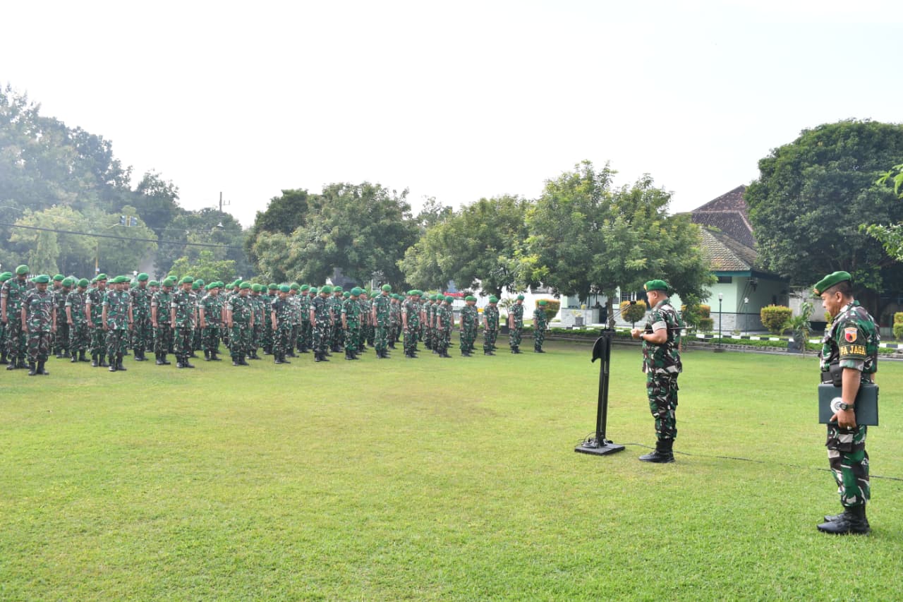 Dandim Ponorogo Pimpin Apel Kembali Cuti Bersama Hari Raya Idul Fitri 1447 H Gelombang II Dilanjutkan Halal Bihalal