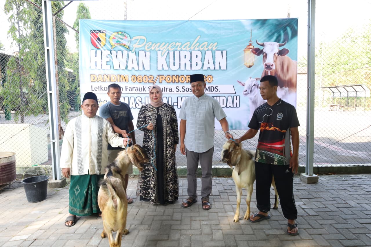 Kodim Ponorogo Gelar Shalat Idul Adha 1447 H / 2026 M