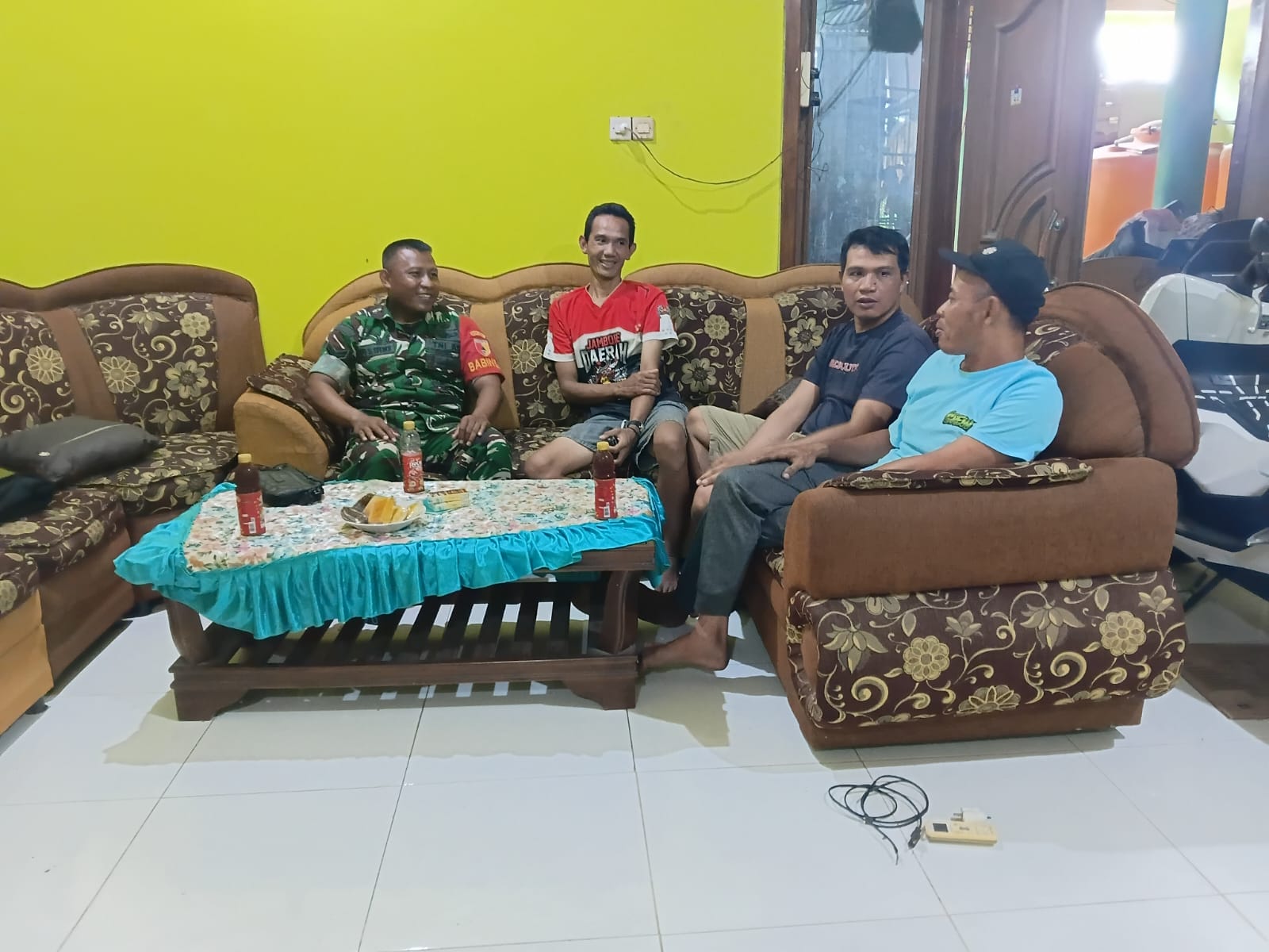 Anjangsana, Sarana Efektif Babinsa Kodim Ponorogoo Jalin Kedekatan Dengan Warga
